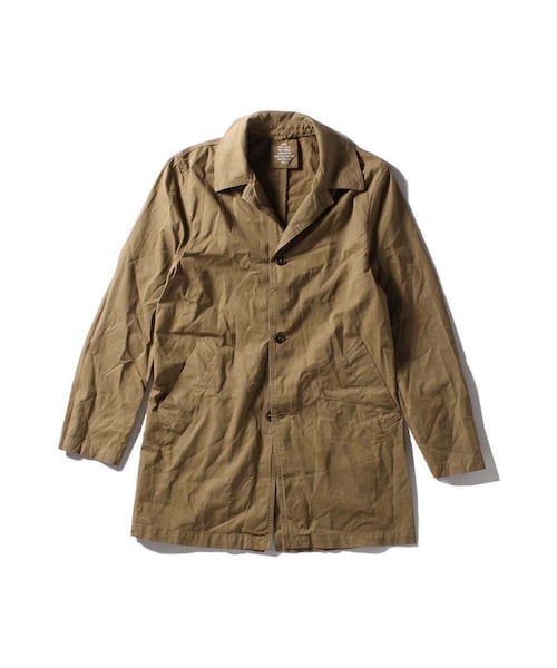 SAVE KHAKI UNITED(セーブカーキユナイテッド)の「TRENCH MIL(ジャケット/アウター・メンズ・キャメル/ベージュ/カーキ/ネイビー・XS/S)」の1枚目の写真