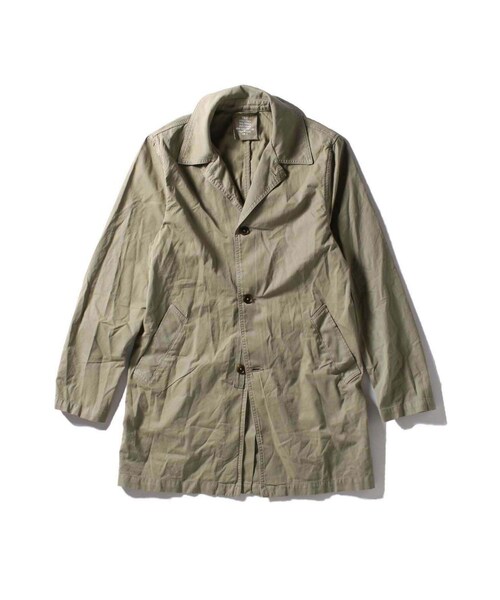 SAVE KHAKI UNITED(セーブカーキユナイテッド)の「TRENCH MIL(ジャケット/アウター・メンズ・キャメル/ベージュ/カーキ/ネイビー・XS/S)」の2枚目の写真