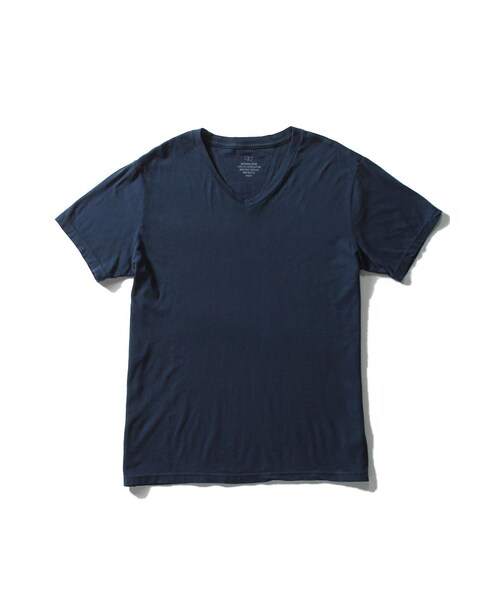 SAVE KHAKI UNITED（セーブカーキユナイテッド）の「S/S V-NECK TEE（トップス・メンズ・ブラック/グレー/ホワイト/ネイビー/ネイビー B/ピンク A・XS/S）」の6枚目の写真