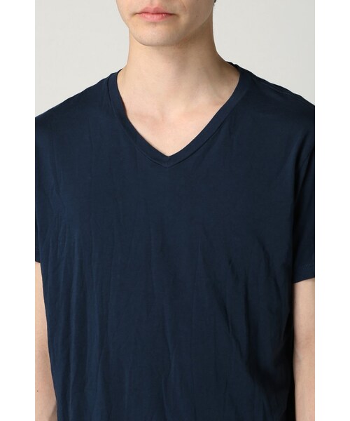 SAVE KHAKI UNITED（セーブカーキユナイテッド）の「S/S V-NECK TEE（トップス・メンズ・ブラック/グレー/ホワイト/ネイビー/ネイビー B/ピンク A・XS/S）」の10枚目の写真