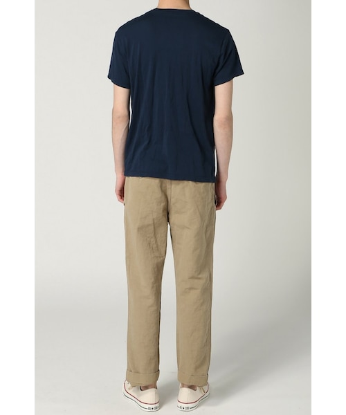 SAVE KHAKI UNITED（セーブカーキユナイテッド）の「S/S V-NECK TEE（トップス・メンズ・ブラック/グレー/ホワイト/ネイビー/ネイビー B/ピンク A・XS/S）」の9枚目の写真