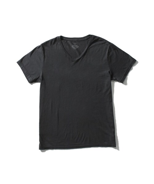 SAVE KHAKI UNITED（セーブカーキユナイテッド）の「S/S V-NECK TEE（トップス・メンズ・ブラック/グレー/ホワイト/ネイビー/ネイビー B/ピンク A・XS/S）」の3枚目の写真