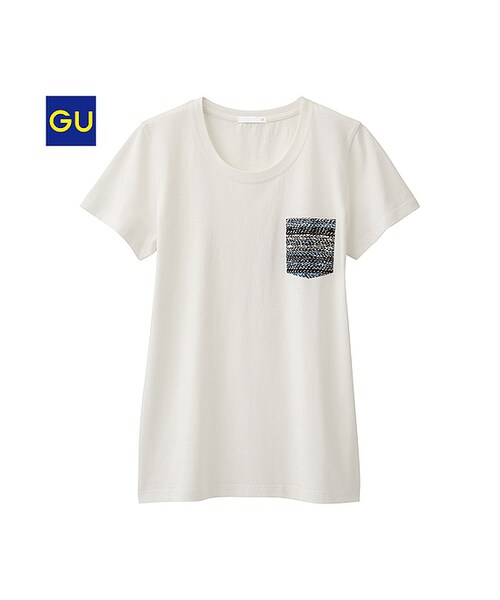GU（ジーユー）の「（GU）グラフィックＴ（メキシカン・半袖）Ｄ（WOMEN ⁄ グラフィックＴシャツ・レディース・DARK GRAY/OLIVE/OFF WHITE・XL/L/M/S）」の2枚目の写真