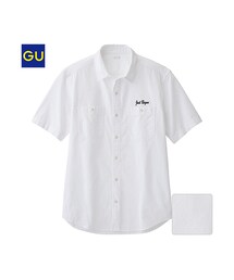 GU | （GU）ダンガリーシャツ（半袖）Ａ(トップス)