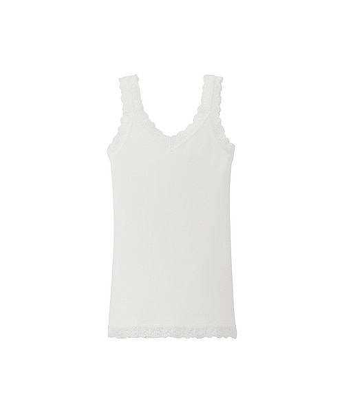 UNIQLO（ユニクロ）の「WOMEN 2WAYリブレースタンクトップ（T
