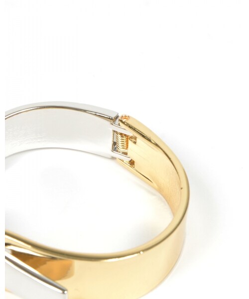 VICKY(ビッキー)の「ゴールドコンビブレスレット(アクセサリー・レディース・ゴールド・F)」の2枚目の写真