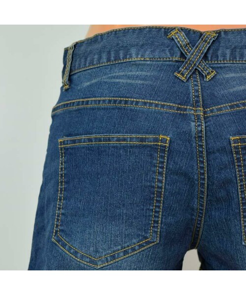 AI（アイ）の「ビーチデニム ショートパンツ Ｓ/Ｍ／Ｌ/ＬＬ（水着/着物・浴衣・レディース・ブルー/ネイビー・S/M/L/LL）」の9枚目の写真