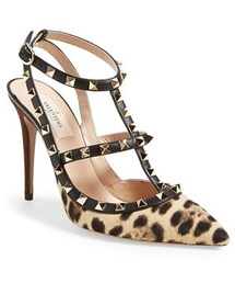 VALENTINO | Valentino 'Rockstud' T-Strap Pump (Women)(パンプス)