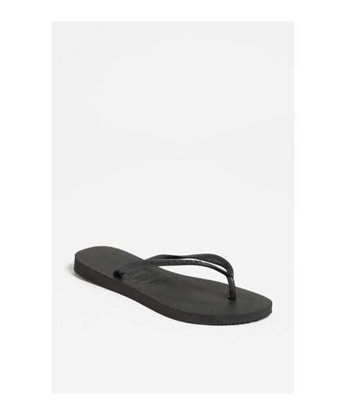 havaianas（ハワイアナス）の「Havaianas 'Slim' Flip Flop (Women)（サンダル・レディース・Black・39 BR/37 BR/35 BR/41 BR）」の3枚目の写真