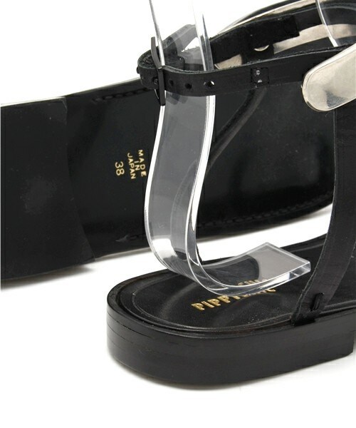 Pippichic(ピッピシック)の「PIPPI アンクルプラットフォームサンダル(サンダル・レディース・ブラック・37/38/36)」の9枚目の写真