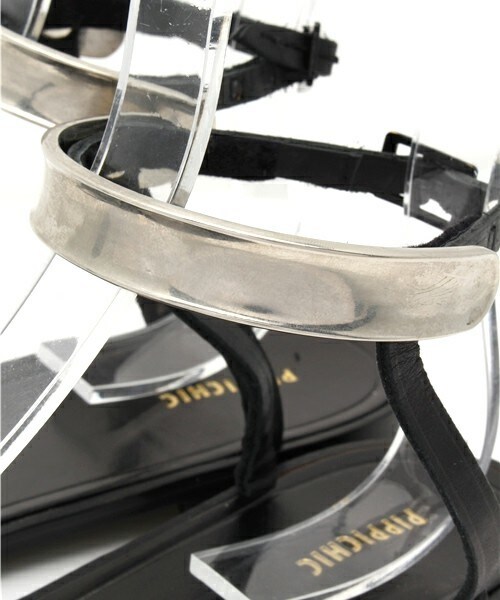 Pippichic(ピッピシック)の「PIPPI アンクルプラットフォームサンダル(サンダル・レディース・ブラック・37/38/36)」の8枚目の写真