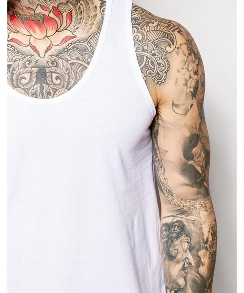 American Apparel（アメリカンアパレル）の「American Apparel Fine Jersey Tank（タンクトップ・レディース・white・M/S/XL/XS/L）」の2枚目の写真