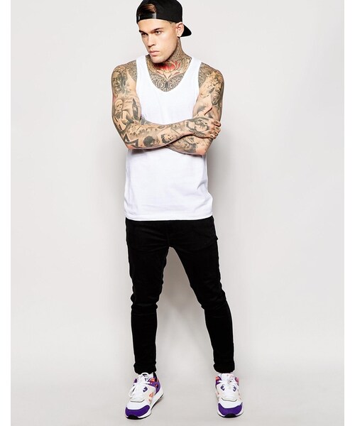 American Apparel（アメリカンアパレル）の「American Apparel Fine Jersey Tank（タンクトップ・レディース・white・M/S/XL/XS/L）」の3枚目の写真