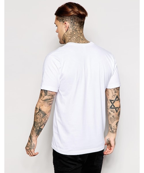 American Apparel（アメリカンアパレル）の「American Apparel Fine Jersey V-neck T-shirt（Tシャツ/カットソー・レディース・white・XS/S）」の2枚目の写真