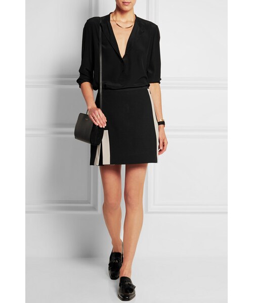 STELLA McCARTNEY（ステラマッカートニー）の「Stella McCartney Eva silk crepe de chine blouse（シャツ/ブラウス・レディース・Black・IT46/IT42/IT34/IT36/IT38/IT50/IT40/IT44）」の5枚目の写真