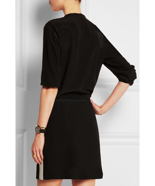 STELLA McCARTNEY（ステラマッカートニー）の「Stella McCartney Eva silk crepe de chine blouse（シャツ/ブラウス・レディース・Black・IT46/IT42/IT34/IT36/IT38/IT50/IT40/IT44）」の4枚目の写真