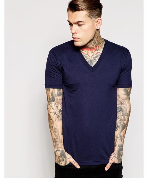 American Apparel（アメリカンアパレル）の「American Apparel Fine Jersey V-neck T ...