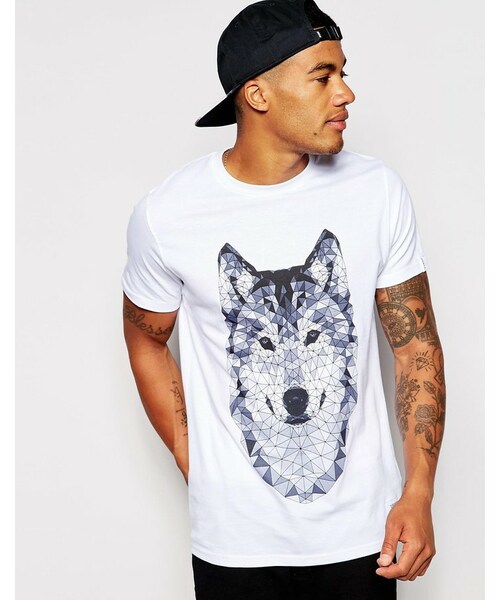 SUPREME BEING（シュプリーム ビ-イング）の「Supremebeing In Geo Wolf Print（Tシャツ/カットソー）」 WEAR