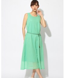 VICKY | ドライダンガリーマキシワンピース(ワンピース/ドレス)