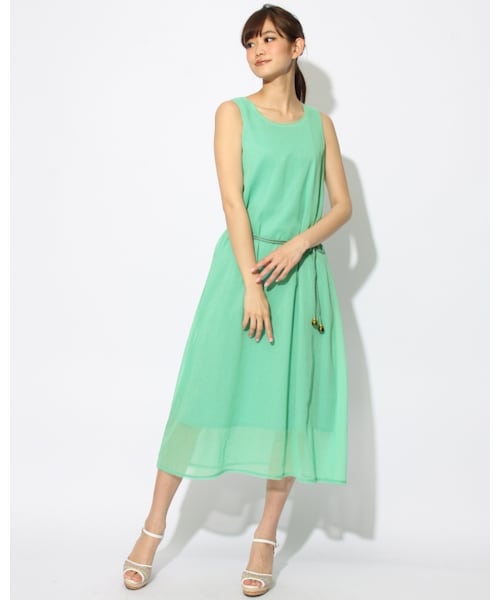 VICKY（ビッキー）の「ドライダンガリーマキシワンピース（ワンピース/ドレス・レディース・ブルー/グリーン・M）」の10枚目の写真