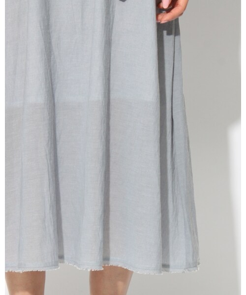 VICKY（ビッキー）の「ドライダンガリーマキシワンピース（ワンピース/ドレス・レディース・ブルー/グリーン・M）」の7枚目の写真