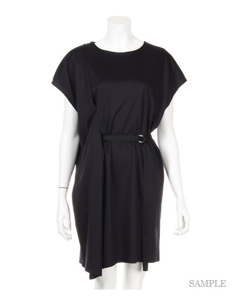 emmi(エミ)の「【emmi atelier】リボンベルトワンピース(ミニワンピース・レディース・GRY・0/1)」の9枚目の写真