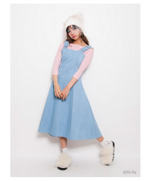 lilLilly(リルリリー)の「LILICIOUS ファーコンフォートサンダル(シューズ・レディース・WHITE/GRAY/BLACK・S/M)」の10枚目の写真