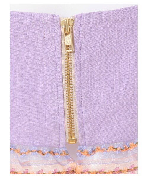 lilLilly(リルリリー)の「フラワーテープビスチェ(トップス・レディース・WHITE/YELLOW/PINK/PURPLE・S/M)」の10枚目の写真