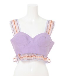 lilLilly | フラワーテープビスチェ(トップス)