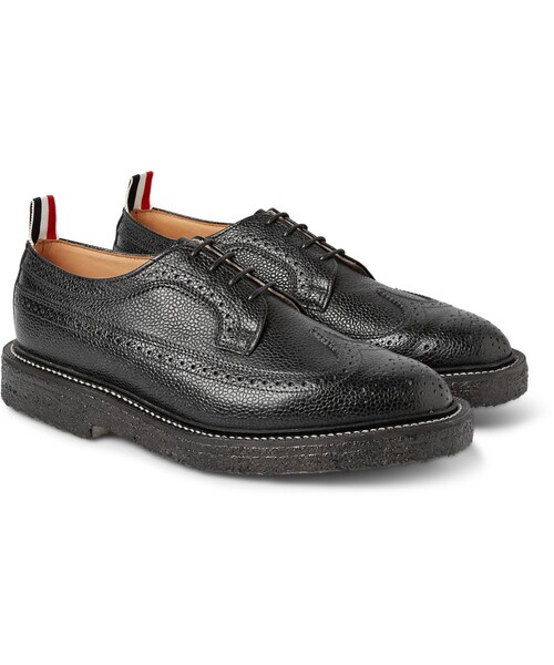 THOM BROWNE(トムブラウン)の「Thom Browne Pebbled Leather Brogues(シューズ・メンズ・Black・US 7/US 8/US 9/US 10/US 12)」の7枚目の写真