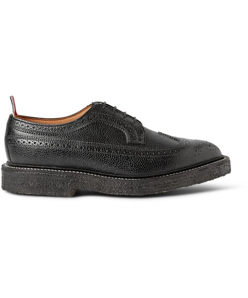 THOM BROWNE(トムブラウン)の「Thom Browne Pebbled Leather Brogues(シューズ・メンズ・Black・US 7/US 8/US 9/US 10/US 12)」の3枚目の写真