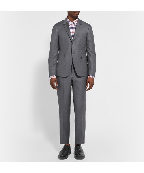 THOM BROWNE(トムブラウン)の「Thom Browne Pebbled Leather Brogues(シューズ・メンズ・Black・US 7/US 8/US 9/US 10/US 12)」の4枚目の写真