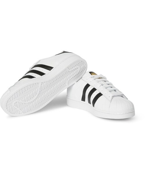 adidas(アディダス)の「adidas Originals Superstar Original Leather Sneakers(スニーカー・メンズ・White・UK 13.5/UK 6.5/UK 7.5/UK 8/UK 8.5/UK 9/UK 9.5/UK 10/UK 10.5/UK 11/UK 11.5)」の8枚目の写真