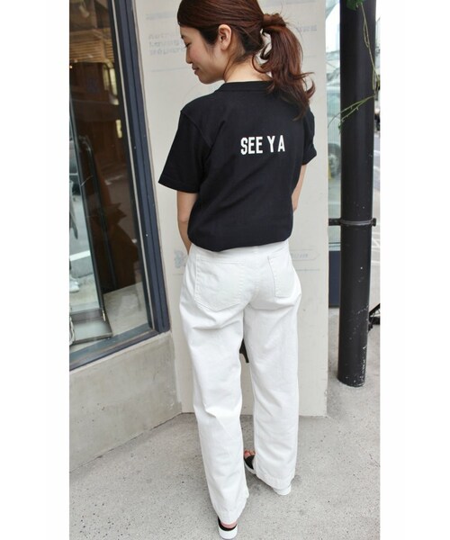 slobe iena トップス SLOBE IENA（スローブイエナ）の「《追加》CHAMPION*MC HEY YA T