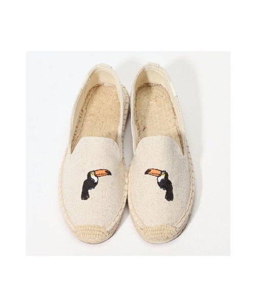 JOURNAL STANDARD(ジャーナルスタンダード)の「jason polan collaboration オオム:エスパドリーユ(シューズ・レディース・ホワイト B・36/37/38)」の1枚目の写真