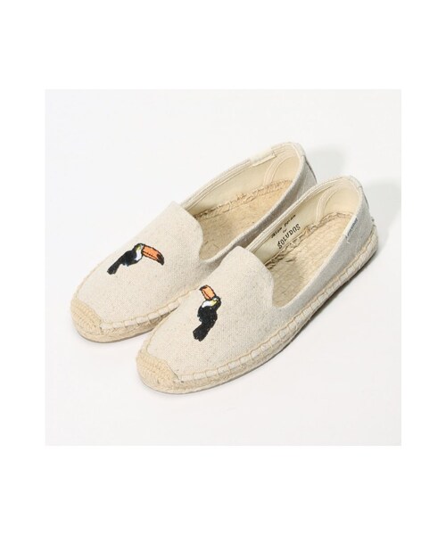 JOURNAL STANDARD(ジャーナルスタンダード)の「jason polan collaboration オオム:エスパドリーユ(シューズ・レディース・ホワイト B・36/37/38)」の2枚目の写真