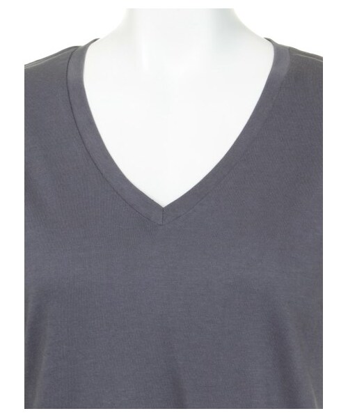 FRAY I.D(フレイアイディー)の「VネックシンプルT(Tシャツ・レディース・WHT/MNT・F)」の6枚目の写真