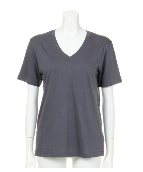 FRAY I.D(フレイアイディー)の「VネックシンプルT(Tシャツ・レディース・WHT/MNT・F)」の3枚目の写真