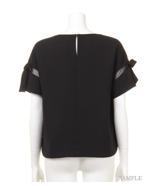 FRAY I.D(フレイアイディー)の「リボンブラウス(ブラウス・レディース・WHT/MNT/BLK・0/1)」の5枚目の写真