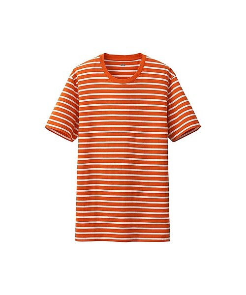 UNIQLO(ユニクロ)の「MEN スーピマコットンボーダーT(半袖)A(Tシャツ/カットソー・メンズ・WHITE/NAVY/BLUE/ORANGE・S/XL/3XL/M/L/4XL/XXL)」の5枚目の写真