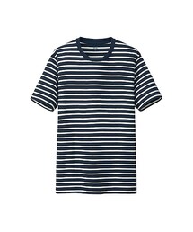 UNIQLO | MEN スーピマコットンボーダーT（半袖）A(Tシャツ/カットソー)