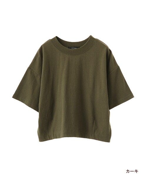 w closet（ダブルクローゼット）の「裾ダーツ入りプルオーバー（トップス・レディース・オフホワイト/グレー/カーキ・FREE）」の3枚目の写真