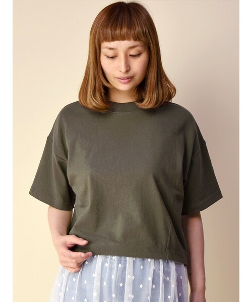 w closet（ダブルクローゼット）の「裾ダーツ入りプルオーバー（トップス・レディース・オフホワイト/グレー/カーキ・FREE）」の4枚目の写真