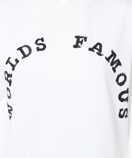 NAKID by G.V.G.V.（ネイキッドバイジーブイジーブイ）の「WET PRINT-TEE（トップス・レディース・WHITE/BLACK/BGD・S/L）」の11枚目の写真