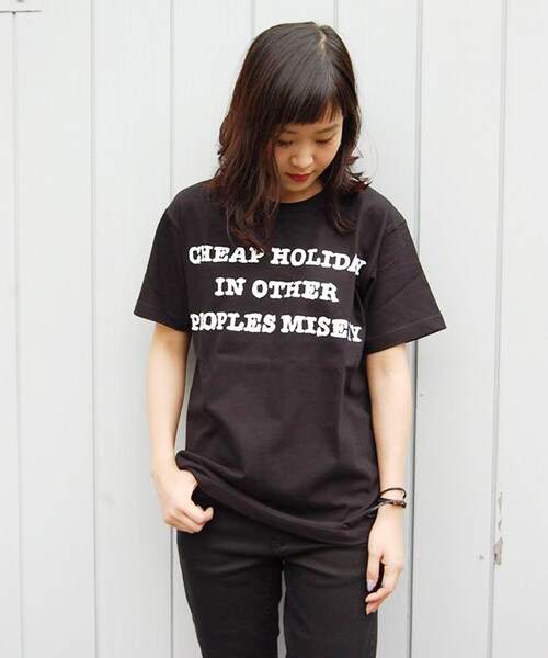 NAKID by G.V.G.V.（ネイキッドバイジーブイジーブイ）の「WET PRINT-TEE（トップス・レディース・WHITE/BLACK/BGD・S/L）」の7枚目の写真
