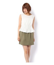 PAGEBOY | レースブラウス×ミニスカートセットアップ(ワンピース/ドレス)