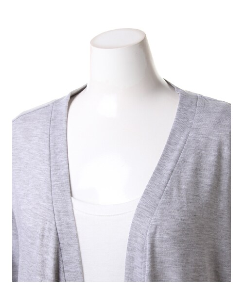 INGNI（イング）の「ロング／トッパーB（ジャケット/アウター・レディース・ｵﾌﾎﾜｲﾄ/ｸﾞﾚｰ/ｶｰｷ/ﾎﾞｰﾀﾞｰ・M）」の3枚目の写真