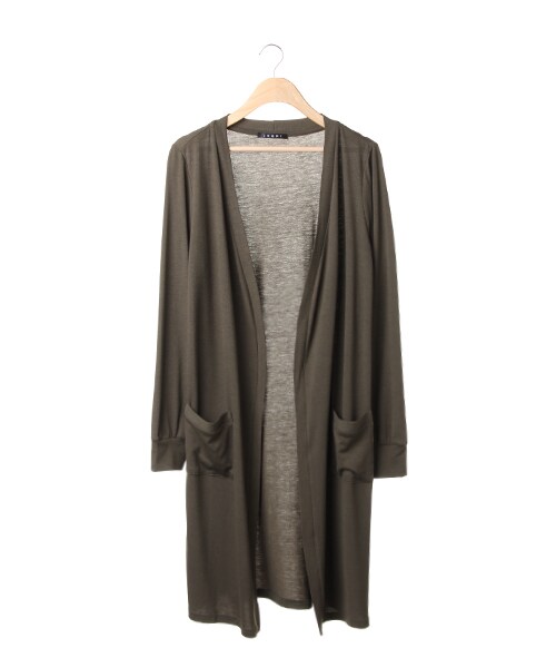 INGNI（イング）の「ロング／トッパーB（ジャケット/アウター・レディース・ｵﾌﾎﾜｲﾄ/ｸﾞﾚｰ/ｶｰｷ/ﾎﾞｰﾀﾞｰ・M）」の10枚目の写真