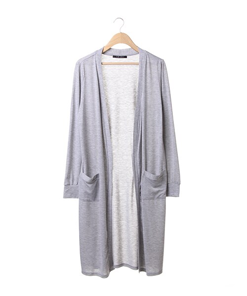 INGNI（イング）の「ロング／トッパーB（ジャケット/アウター・レディース・ｵﾌﾎﾜｲﾄ/ｸﾞﾚｰ/ｶｰｷ/ﾎﾞｰﾀﾞｰ・M）」の9枚目の写真