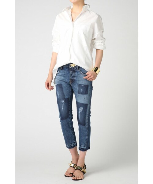 シャツ/ブラウス(長袖/七分) L'Appartement TYPEWRITER BIG SHIRT L'Appartement（アパルトモン）の「◇TYPEWRITER BIG SHIRTS（）」 - WEAR